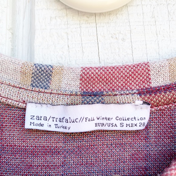 Zara | Plaid Faux Pocket Shirt Dress - Picture 3 of 7